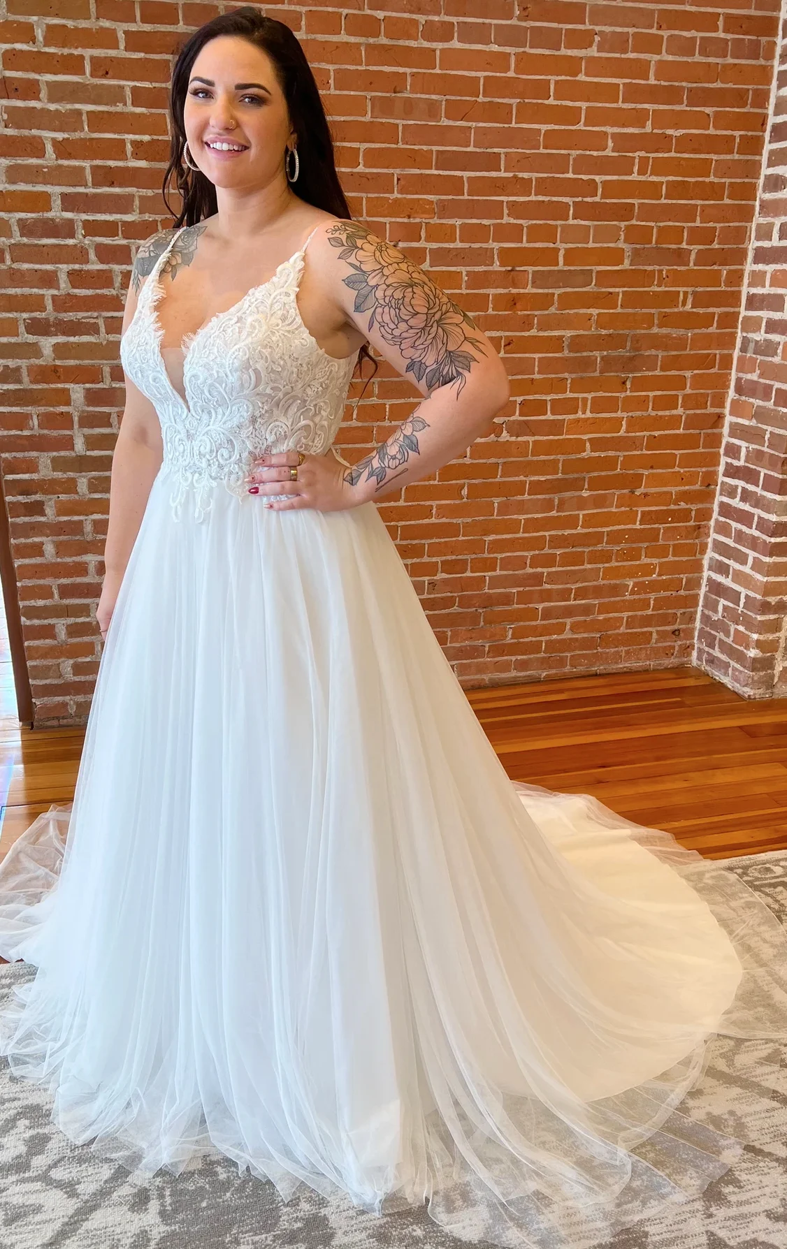 Robe de mariée bohème en dentelle pour femme, grande taille, col en V, robe de mariée bohème, robe de mariée, mariage sur la plage, quoi que ce soit