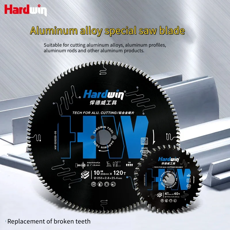 Aluminum Alloy Saw Blade 4/10/12 inch Angle Grinder Cutting Blade 120 Teeth High Precision High Efficiency Durable Type