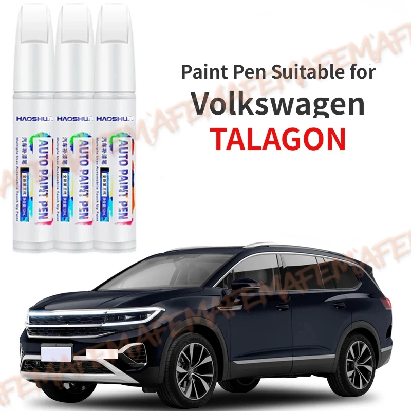 Paint Pen Suitable For Volkswagen TALAGON Paint Fixer Blue Pole Ground White Special TALAGON Car Supplie repair TALAGON