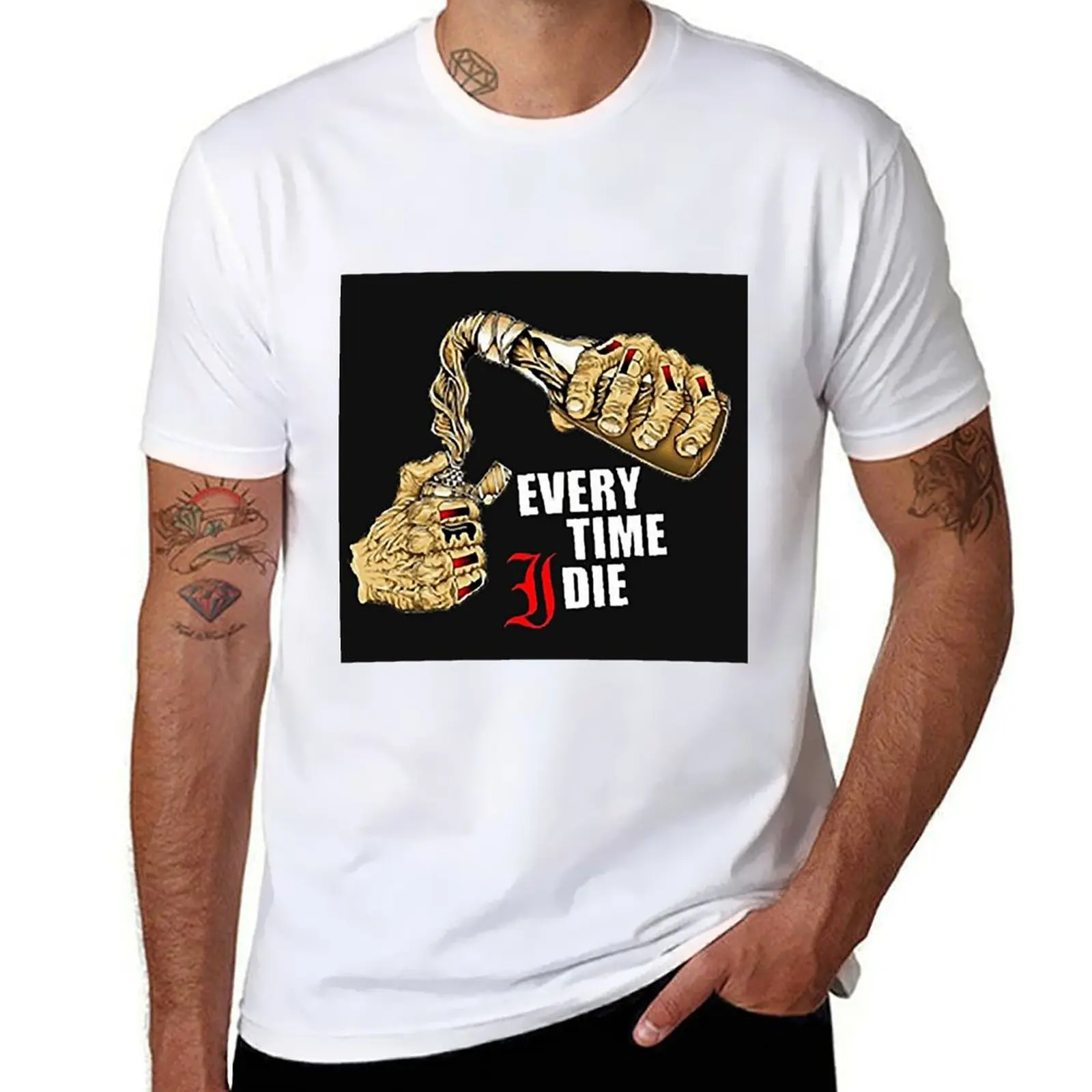 

Мужская футболка Best Every Time I Die с милыми подарками, футболки для мужчин, хлопковая мужская футболка с рисунком