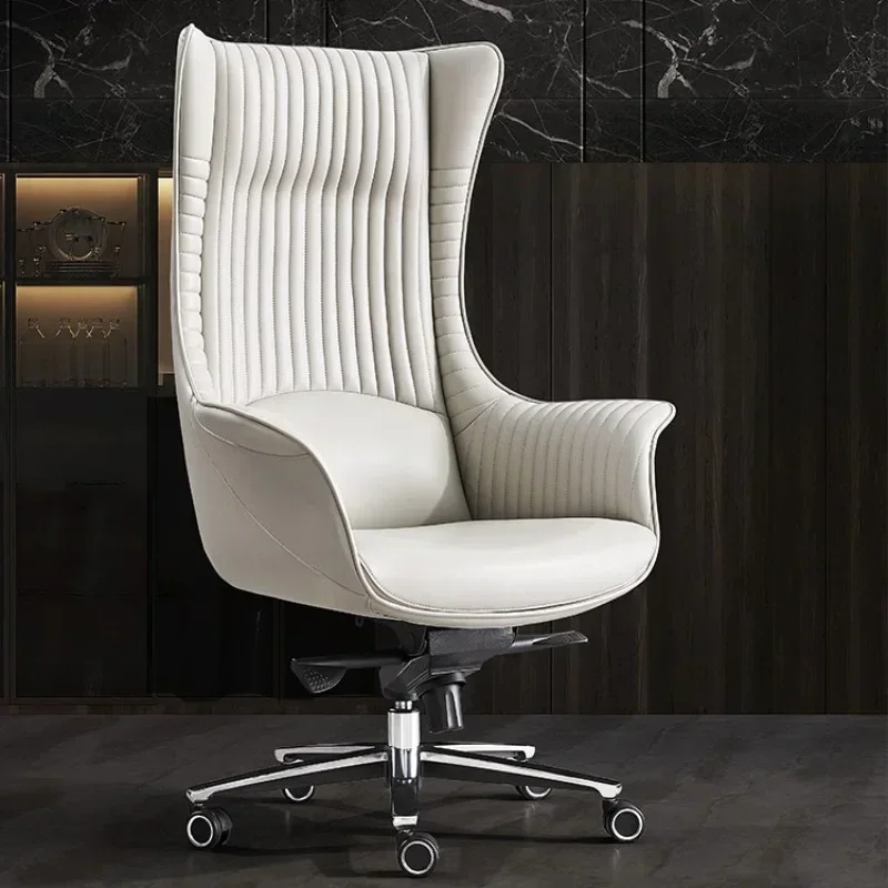 

Swivel Boss Office Chair Computer Leather Conference Reclining Office Chair Ergonomic Comfy Sillon Oficina Furniture SR50OC