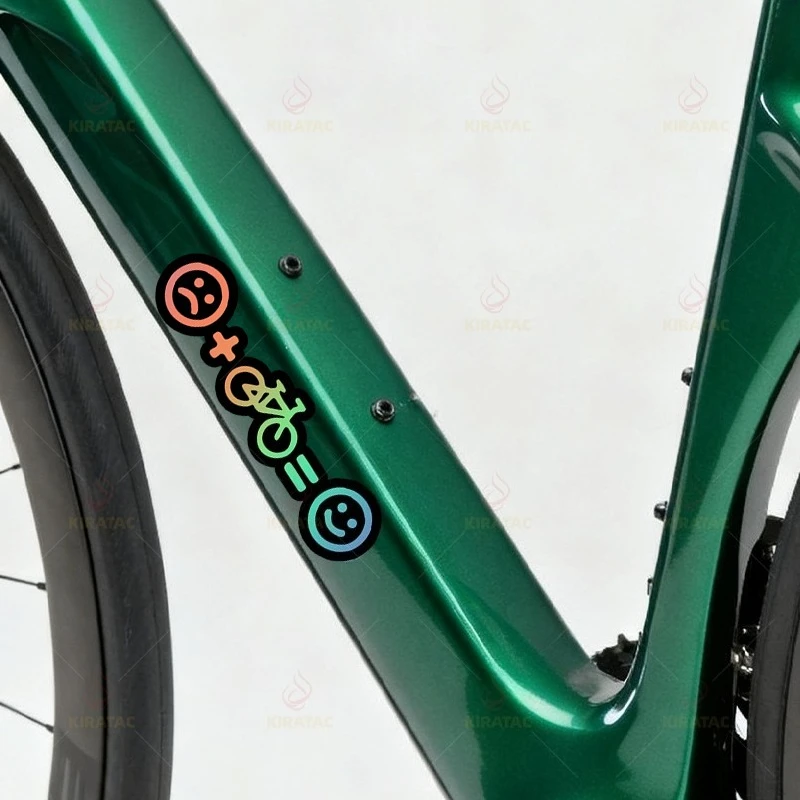 Emotional Emoji Sticker Set 3PCS Multicolor Waterproof Vinyl Decals Bicycle Frame Handlebar Bike Decoration Accessories