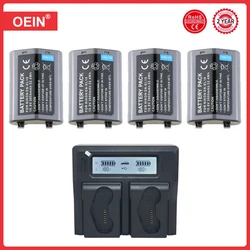 4Pcs EN-EL18a EN-EL18 Battery + Fast Charging Charger for Nikon EN EL18a, EN EL18, D850, D800, D800E, D4, D4S, D5, D6