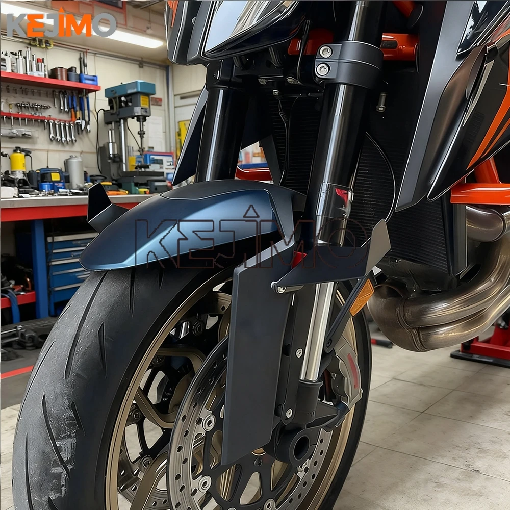 

Motorcycle Front Fender Fixed Wings Downforce Spoilers Winglet Aerodynamic Side Wing FOR KTM 1290 Superduke R EVO/RR 2018-2023