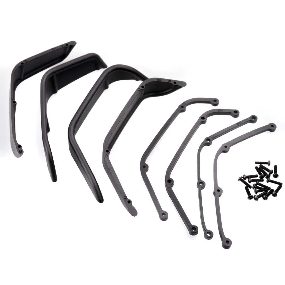 RC Crawler Upgrade Parts Fender Flares R86079 For RGT EX86100 1/10 Scale Wrangler Style custom size Replacement Mod Accessori