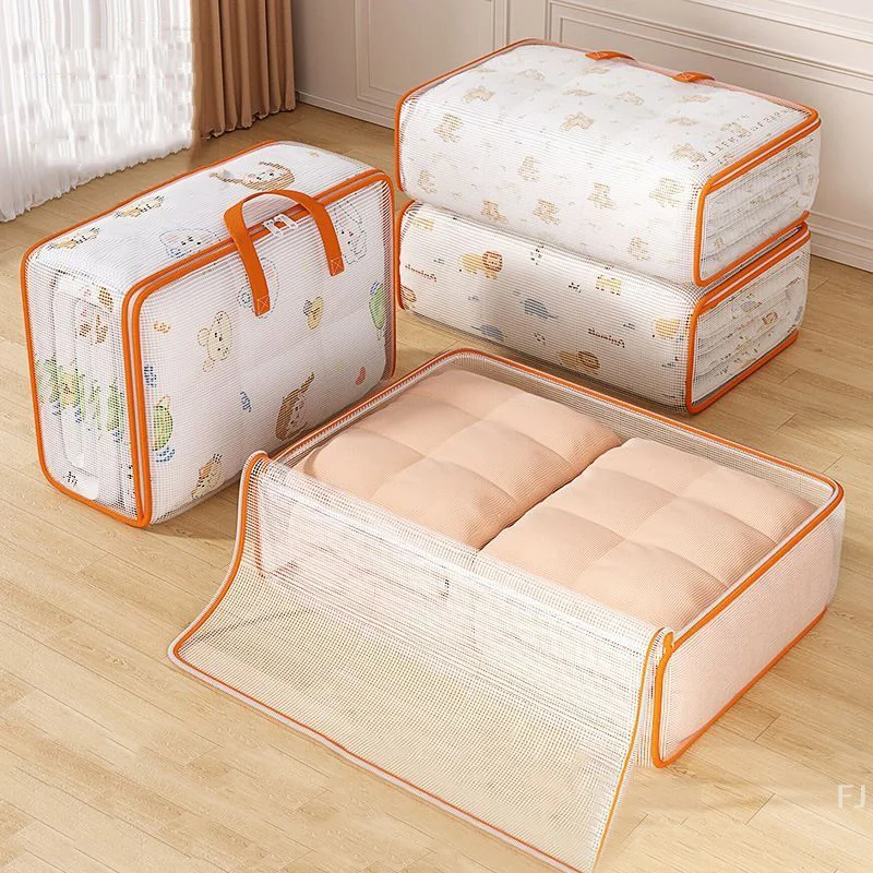 

[YU]Large Capacity Home Clothes Organizers Storage Bag Bedroom Clothes Quilt Container Portable Back To School Package Bag