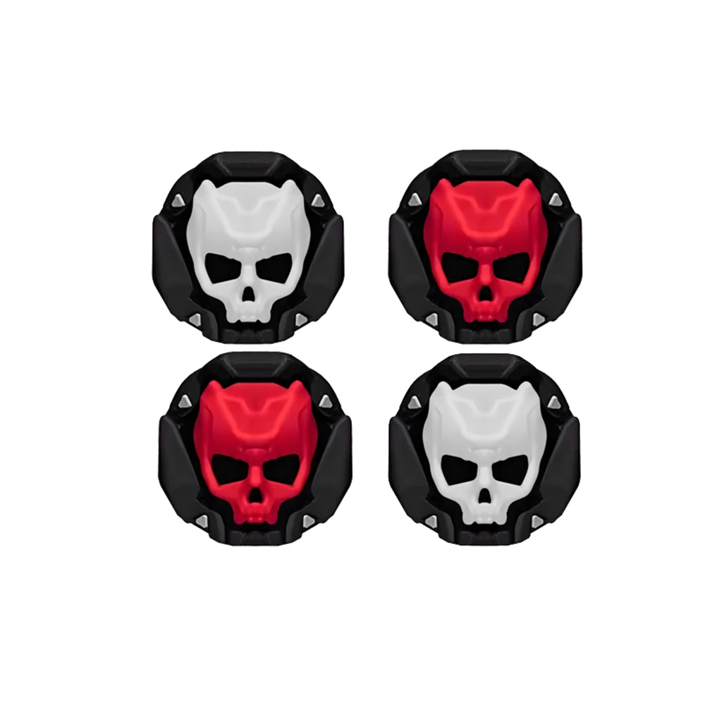 4pcs Cool Skull Silicone Thumb Grip Caps Compatible with Nintendo Switch 2/Switch OLED/Switch Lite/Switch Joystick Cover - view 5