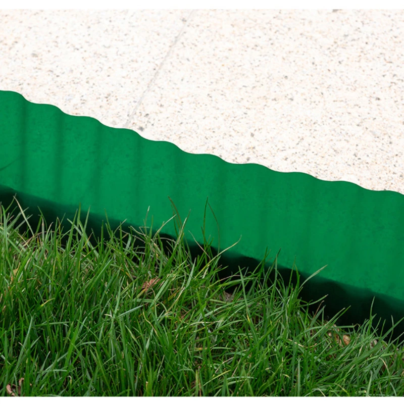 Garden Lawn Fence Retaining Roll Fence Wavy Plastic Fence  Sheet Lawn Edge Guardrail