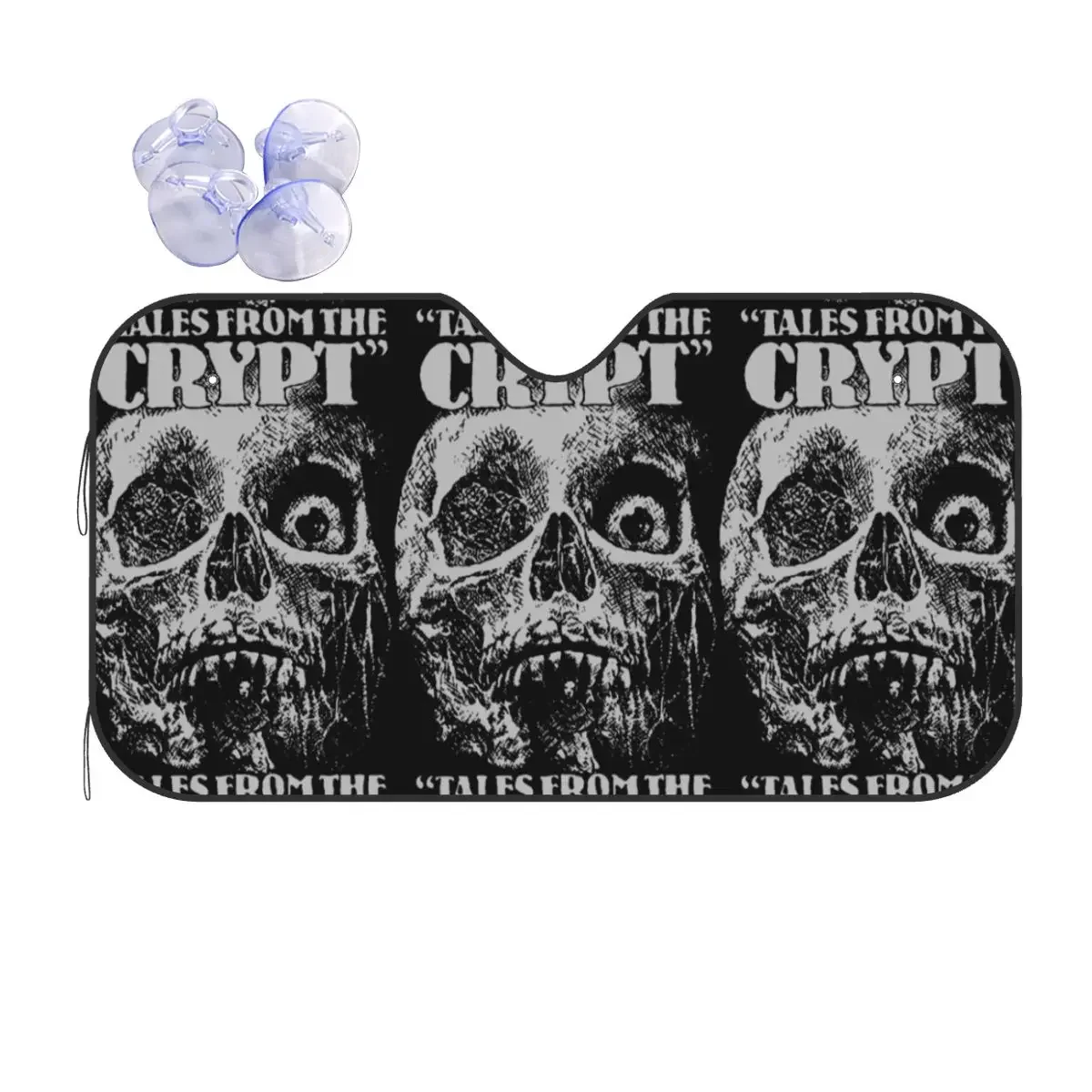 

Crypt Skull Sunsha ветровое стекло ужас Хэллоуин складное переднее лобовое стекло автомобиля 76x140 см автомобильные чехлы Sunsha
