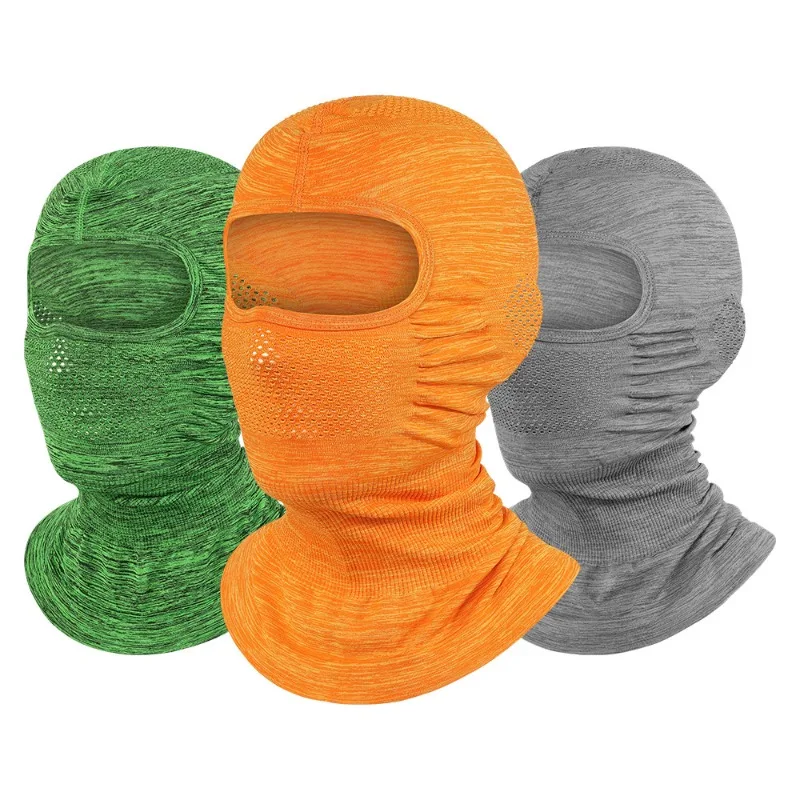 Cycling Seamless Knit Face Mask Camouflage Neck Guard Head Cover Windproof Warm for Outdoor Sports Motorcycle Helmet Liner