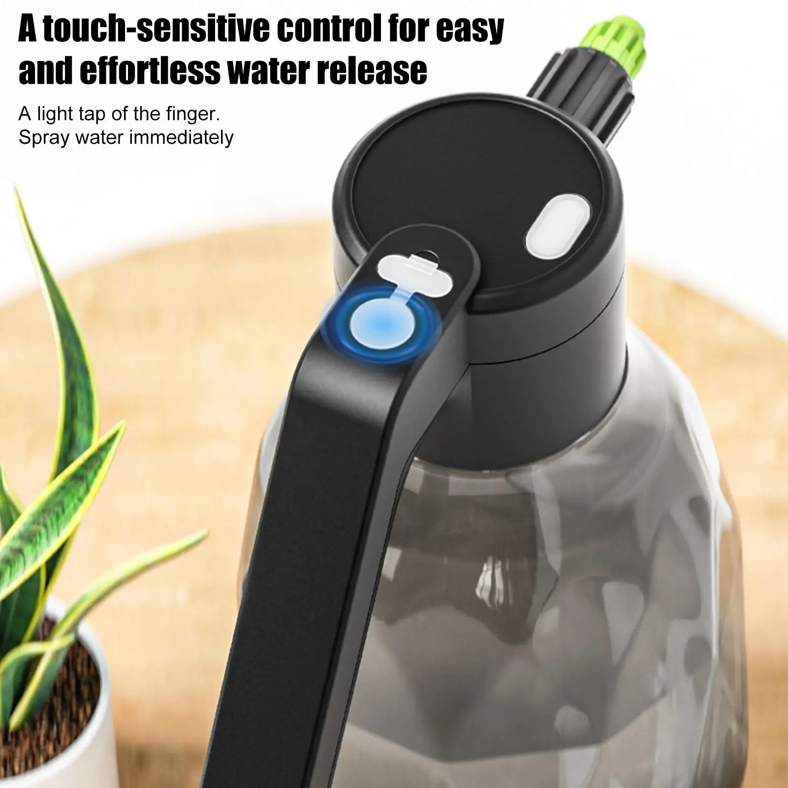 

Electric Plant Mister 2L Portable Watering Device Indoor Automatic Watering Can For Plants For Gardening Lawn Yard Grass Car