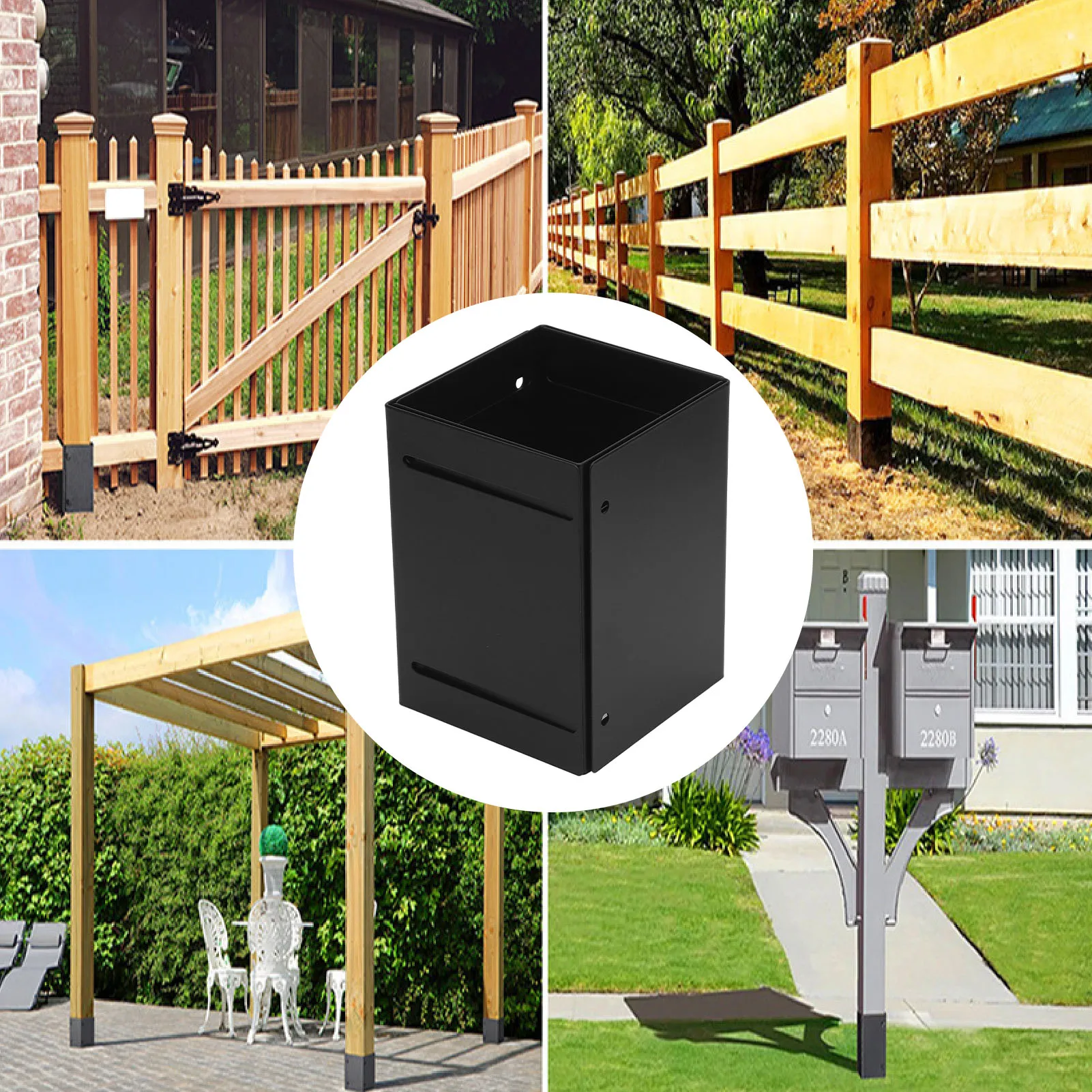 واقيات السكك الحديدية القابلة للتعديل، واقي آخر لصندوق البريد الحديدي، أكمام آخر لأسوار درابزين سطح السفينة