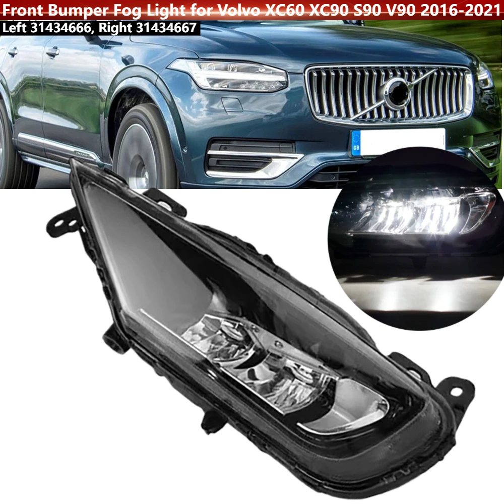 

Fog Light LED Daytime Running Lamp 31434666 For Volvo XC60 XC90 S90 V90 2016-2021