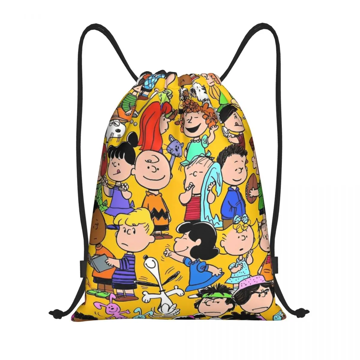 

Сумки на шнурке с рисунком Снупи, спортивный рюкзак, спортивный рюкзак, шнурковая сумка для бега