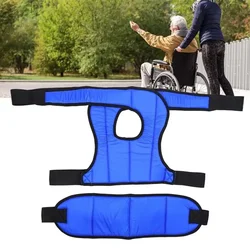 Adjustable Wheelchairs Seat Belts Wheelchair Thigh Belts Safety Harness for Elderly Patients Anti-fall Legs Fixing Belts Medical
