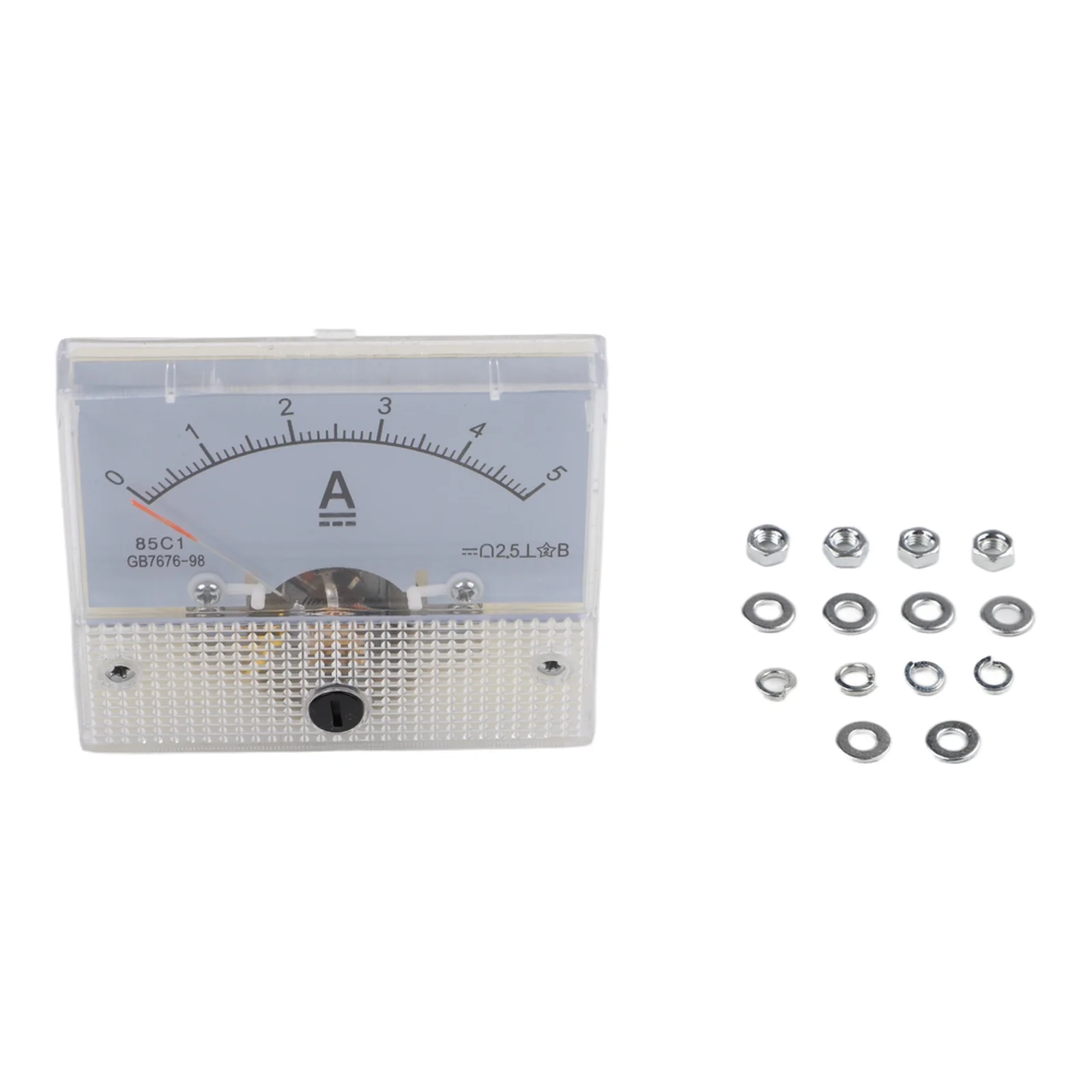 Analog Panel Meter 85C1 with DC Voltage and Current Measurement for Electrical Circuits 0 30V 0 50V and 0 5A 0 10A