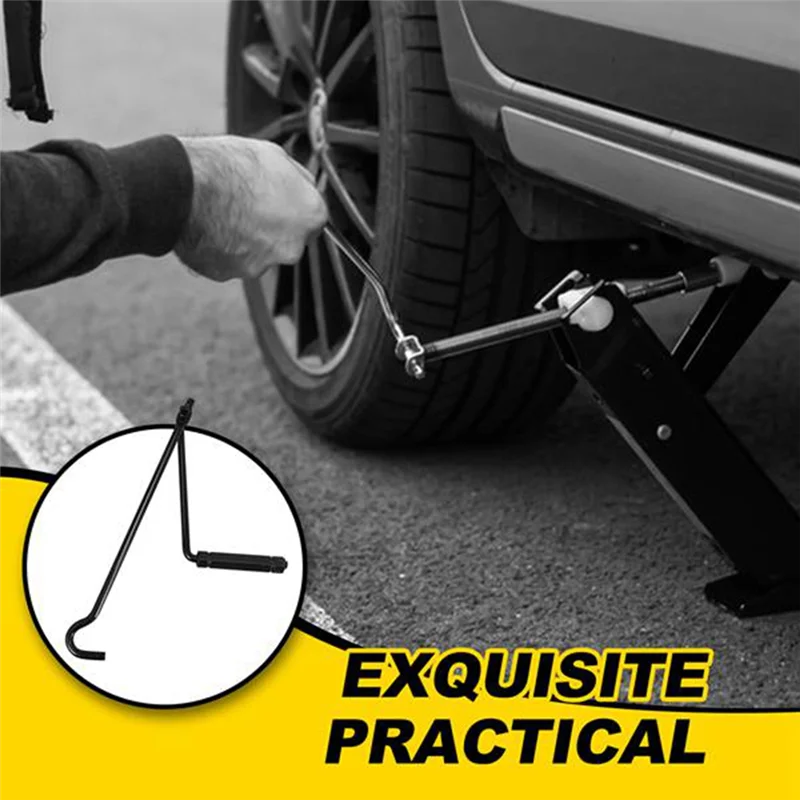 

New Arrival Car Jack Hand Crank Wheel Spanner Handle For Scissor Car Lift