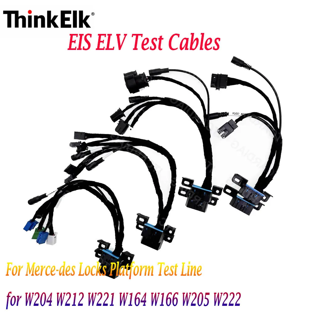 

Кабель для диагностики OBD2, тестовые кабели EIS ELV, для обновления коробки передач Mercedes, тестовая линия для платформы блокировки замков W204 W212