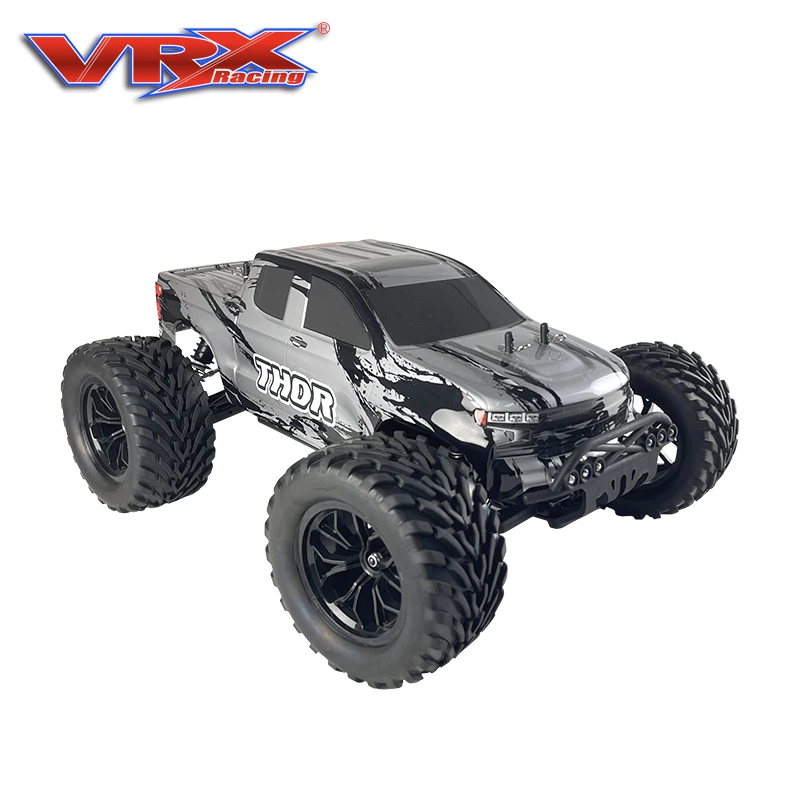 Upgrade Version VRX Racing 1/10 Scale Brushless Monster Truck With New Bumper and Front Lights 3CH 2.4GHz Radio Control RC Car