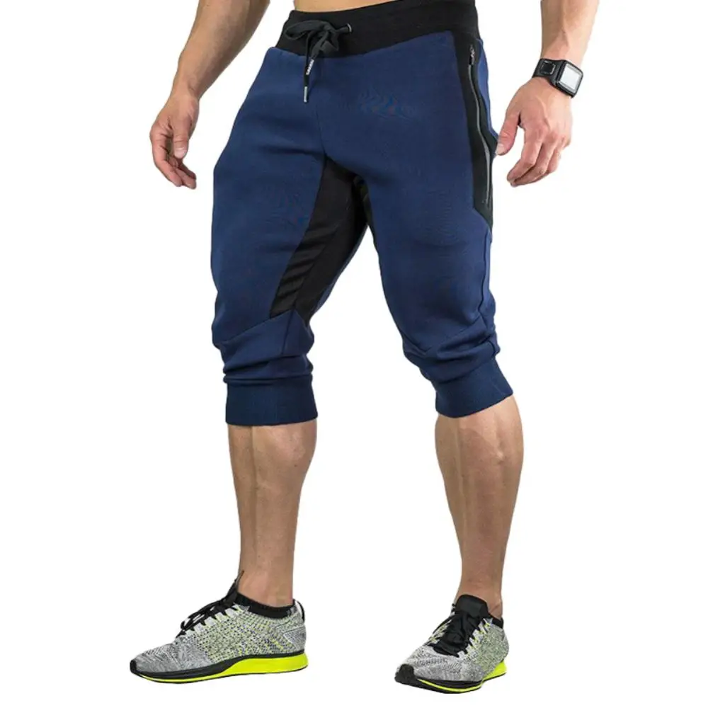 Pantalones cortos sueltos para hombre, pantalón de chándal deportivo informal, ajustado, con cordón, ropa de calle, Verano