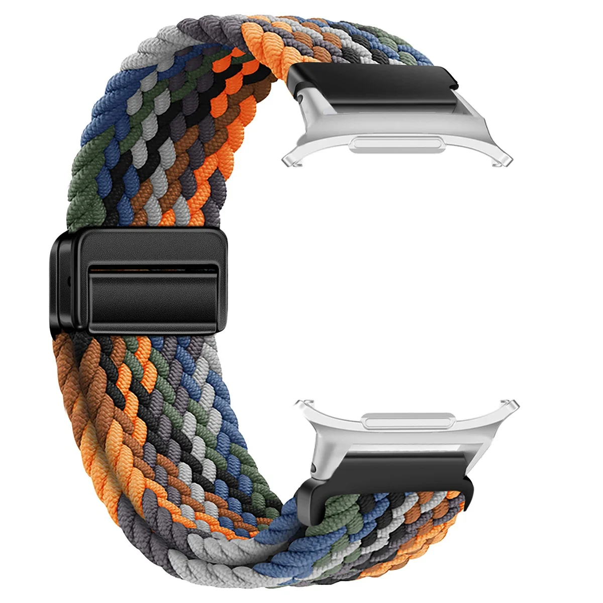 Correa deportiva trenzada de nailon magnético para Samsung Galaxy Watch Ultra, accesorios de 47mm, Correa Galaxy Watch 7 Ultra