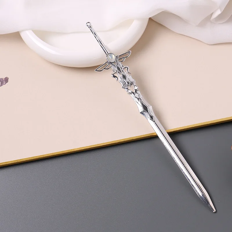 New Chinese Retro Style Sword-shaped Updo Alloy Hairpin Simple Niche Hanfu Cheongsam Daily Wear Fashion Personalized Headwear