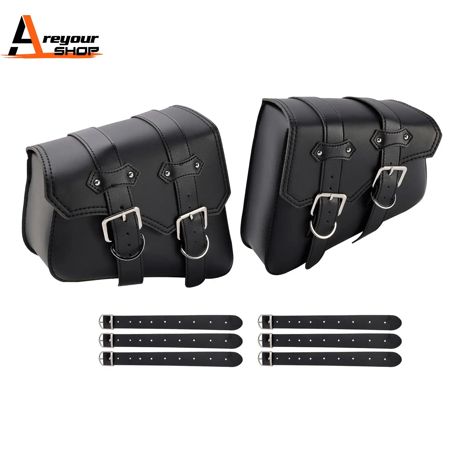 

Боковая сумка-седло, соответствующая цвету, черная, 21 л для скутера, мотоцикла