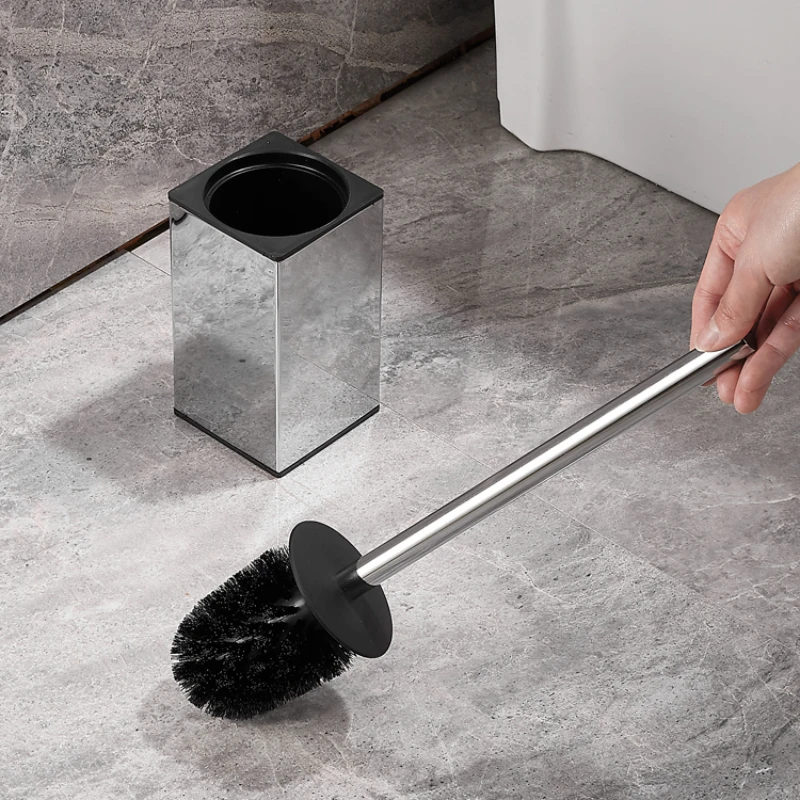 

Toilet brush, household washing toilet, seamless stainless steel base, wall mounted cleaning