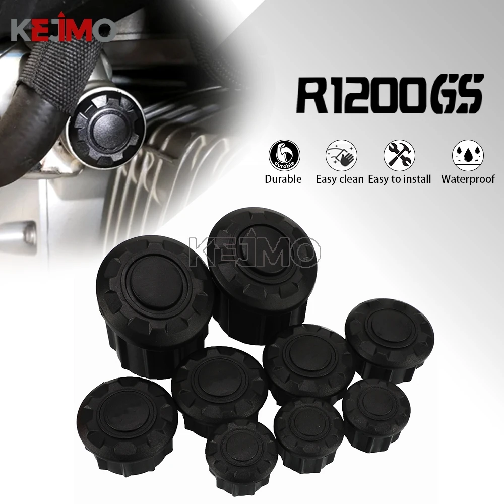 

For BMW R1250 GS GS1250 R Adventure gs 2019-2021 R1200GS LC R 1200gs 13-19 Frame Hole Cover Caps Plug Decorative Frame Cap Set