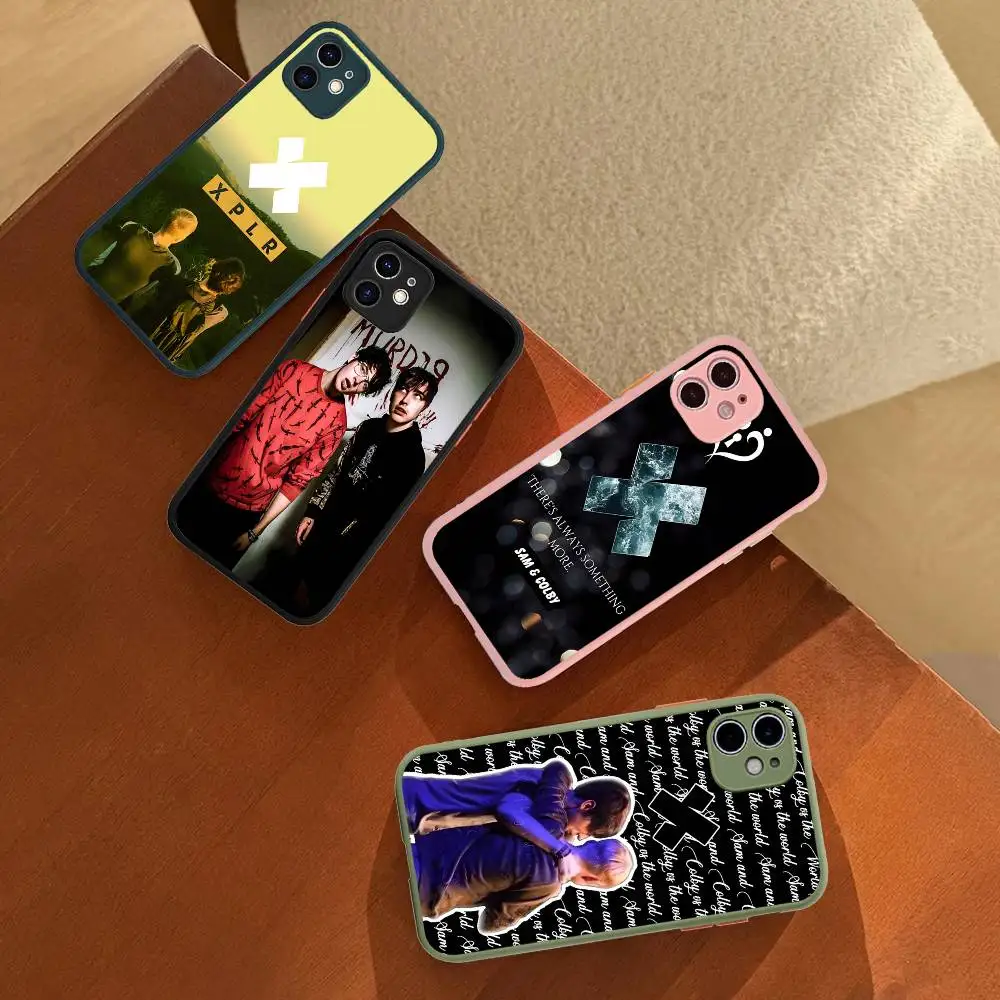 

S-Sam And Colby XPLR For IPhone Air 16 15 14 Plus 13 12 11 Pro Max Matte Cover Jelly Shockproof Phone Case