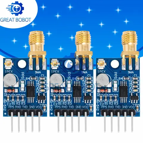 Neo-6M/Neo-7M/Neo-M8N Mini GPS Module – Double-Sided, for Arduino Microcontroller (MCU/SCM) Development Boards