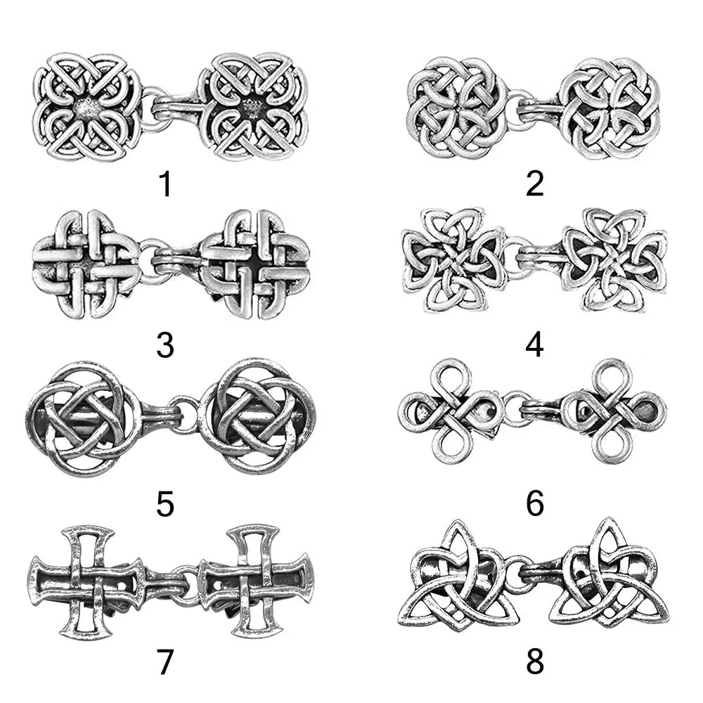 Silver Color Cardigan Clip New Design Vintage Style Multifunctional Clip Clip Clasps Shawl Brooch