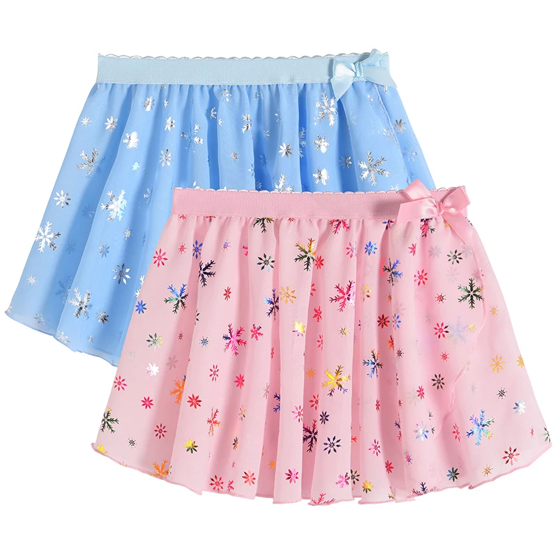 Mädchen Ballett Tanzrock Mädchen Ballett Tanzrock Kinder Sparkly Pull On Wrap Tie Tanzrock