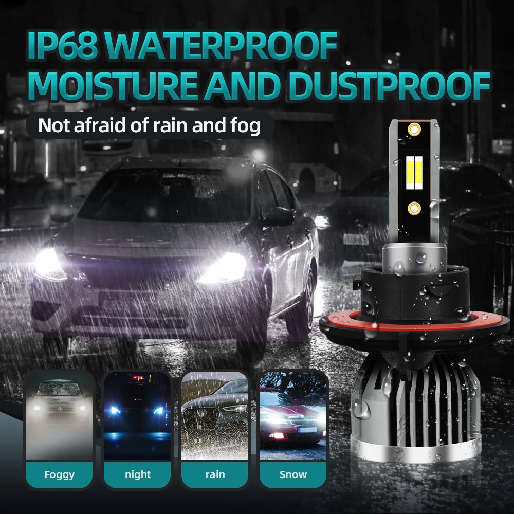 Led 9006 9007 Lamp Car Headlight Bulbs Auto Fog Lights 360W 60000LM 12V 6000K White For DODGE RAM 1500 2002 2003 2004 2005
