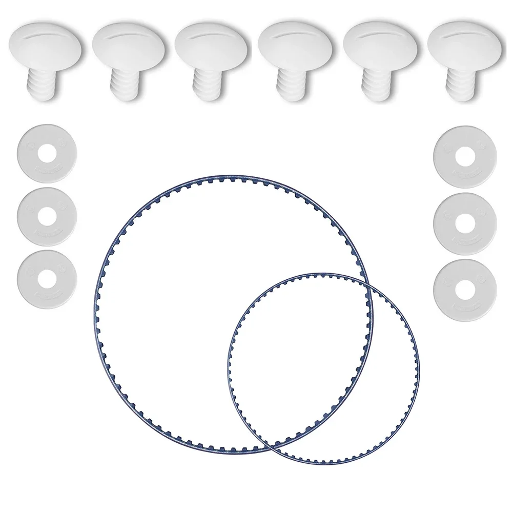 

Belt Plastic Wheel Screws 9-100-1017 Replacement Belt Kit For BlackMax 360380 Pool Cleaners Garden Outdoor Living Pools Spas