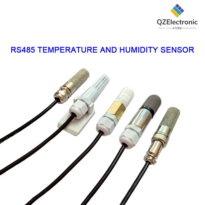 RS485 Modbus-RTU Output Water Proof Temperature Humidity Sensor Probe Temperature and Humidity Module Transmitter 1M