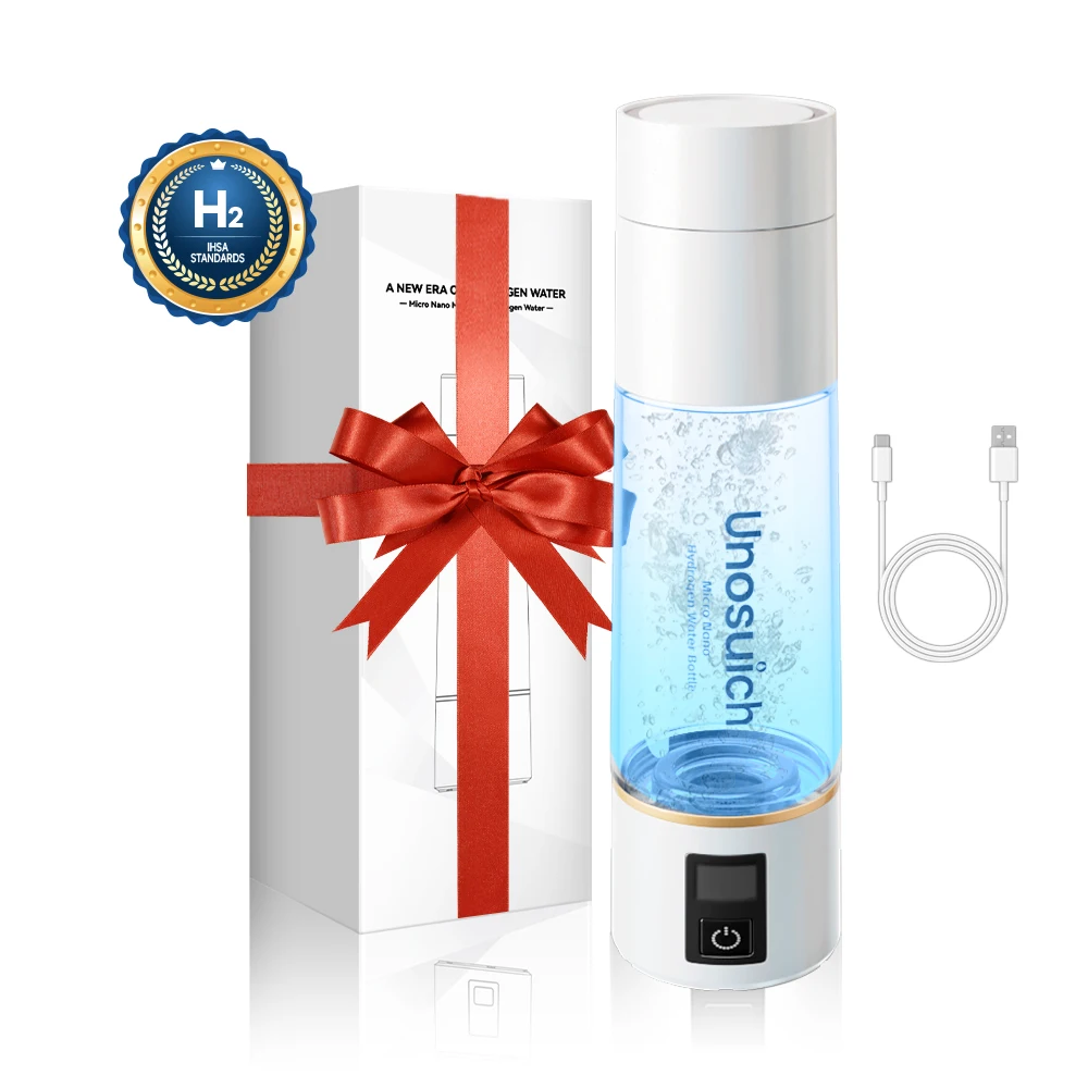 

Hydrogen Water Bottle, 10th Gen Hydrogen Water Bottle Generator/Ionizer，4000ppb Alkaline Pitcher