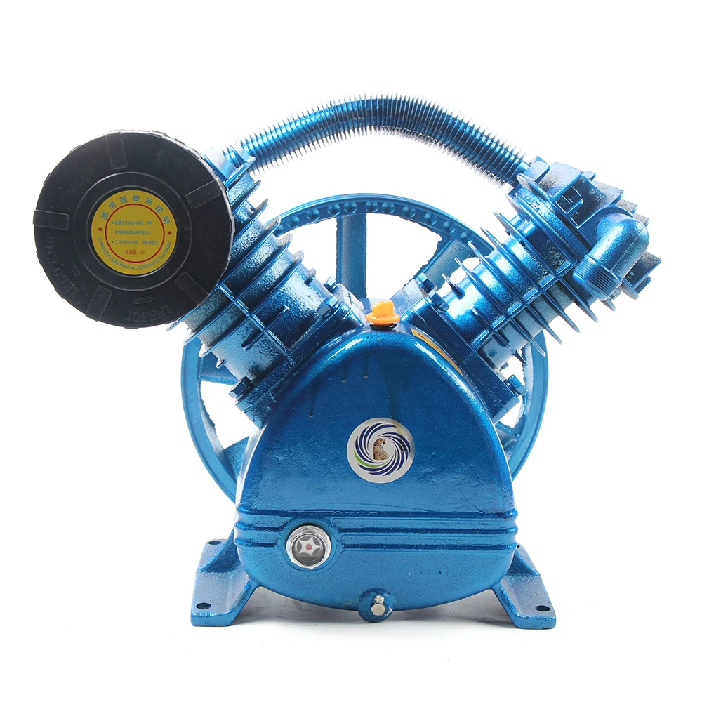 181PSI Air Compressor Pump Universal & Flywheel Two Stage Twin Cylinder Low Energy Consumption Faster Inflation