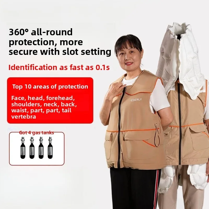 

Intelligent Elderly Anti Fall Airbag Vest Anti Fall Protection Artifact Anti Fall Clothing Comes with Senior Protective Vest