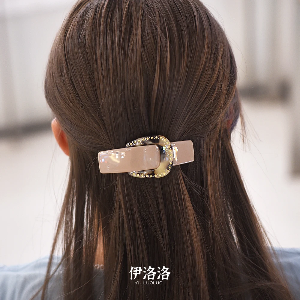 Women Headwear Girls Hairwear Rhinestone Hair Clip Cute Hair Barrette Vintage Fahion Hair Accessories For Women