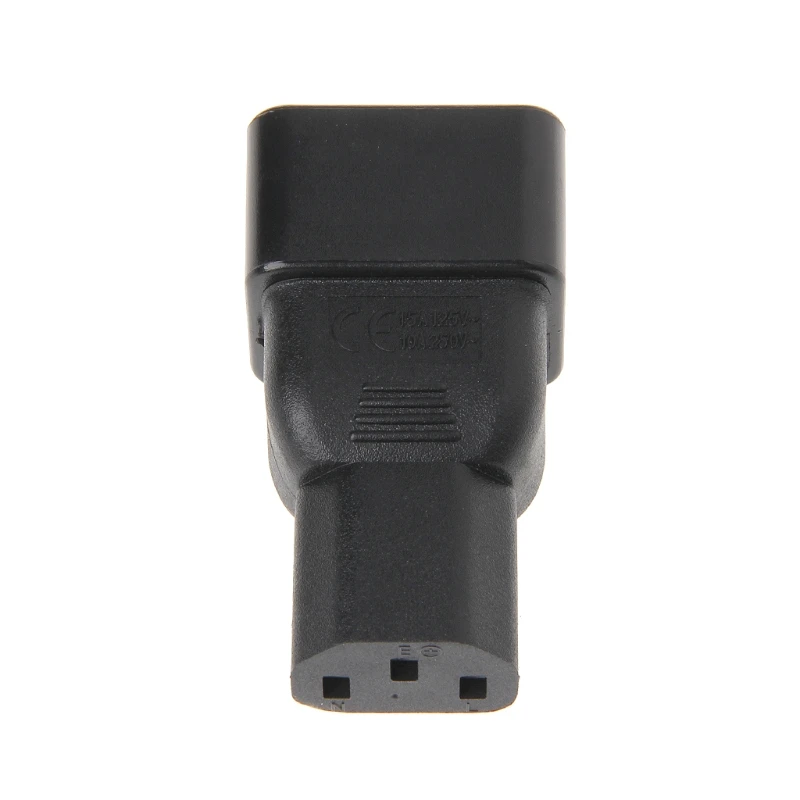 IEC 320 C20 3-Pin ذكر إلى C13 3-Pin أنثى التوصيل محول لإمداد الطاقة محول
