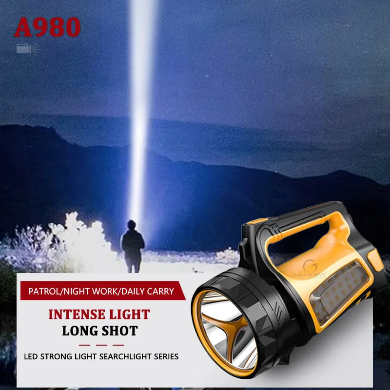 XHP70 Handheld Searchlight Powerful Lantern 18650 USB LED Camping Tent Tactical Lights Travel Long Lasting Rechargeable Lamps