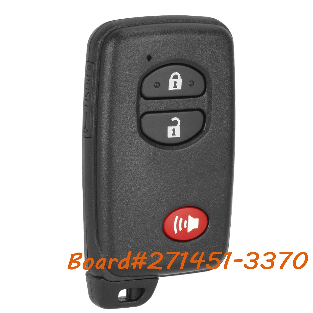 

KEYECU 271451-3370 for Toyota 4Runner 2011 Prius 2011 2012 Smart Keyless Remote Key Fob HYQ14AAB 314.3MHz