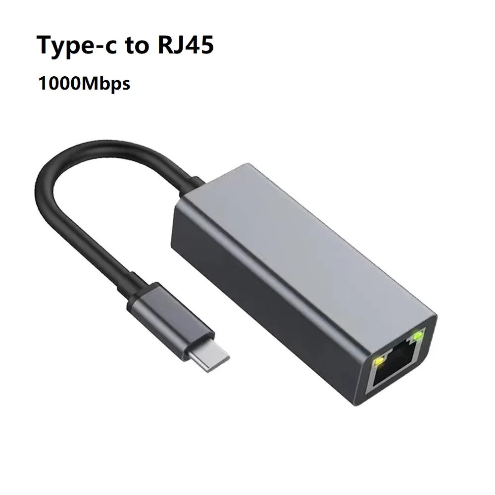 

Адаптер USB Type-C Ethernet 1000 Мбит/с, сетевая карта USB 3.0 RJ45 для MacBook, ПК, Windows XP/7/8/10, Android, USB LAN-кабель для интернета