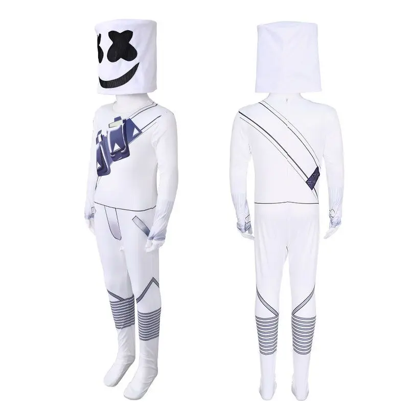 طقم سترة هالوين بتصميم دي جي وحلوى القطن والمارشميلو، زي تنكري للعروض الموسيقية الإلكترونية على المسرح، أزياء نسائية #5