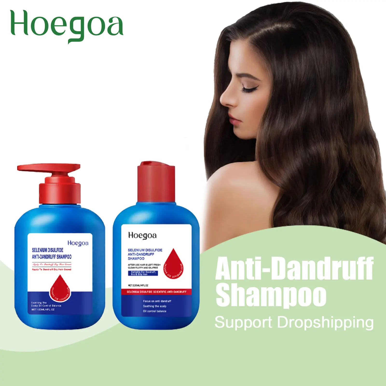 Selenium Disulfide Anti Dandruff Shampoo Deep Cleaning Soothe Itchy Scalp Reduce Oil Secretion Moisturizing Smooth Hair Shampoo