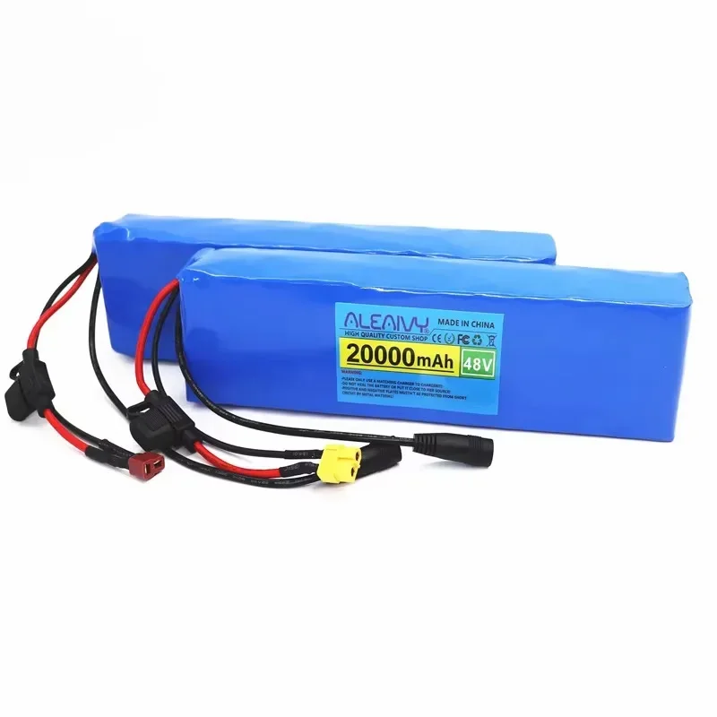 48V 10Ah 13S2P Rechargeable Li-ion Battery with BMS & Charger – Ultra-Large Capacity For Conversion Kit,Durable Power Accessory