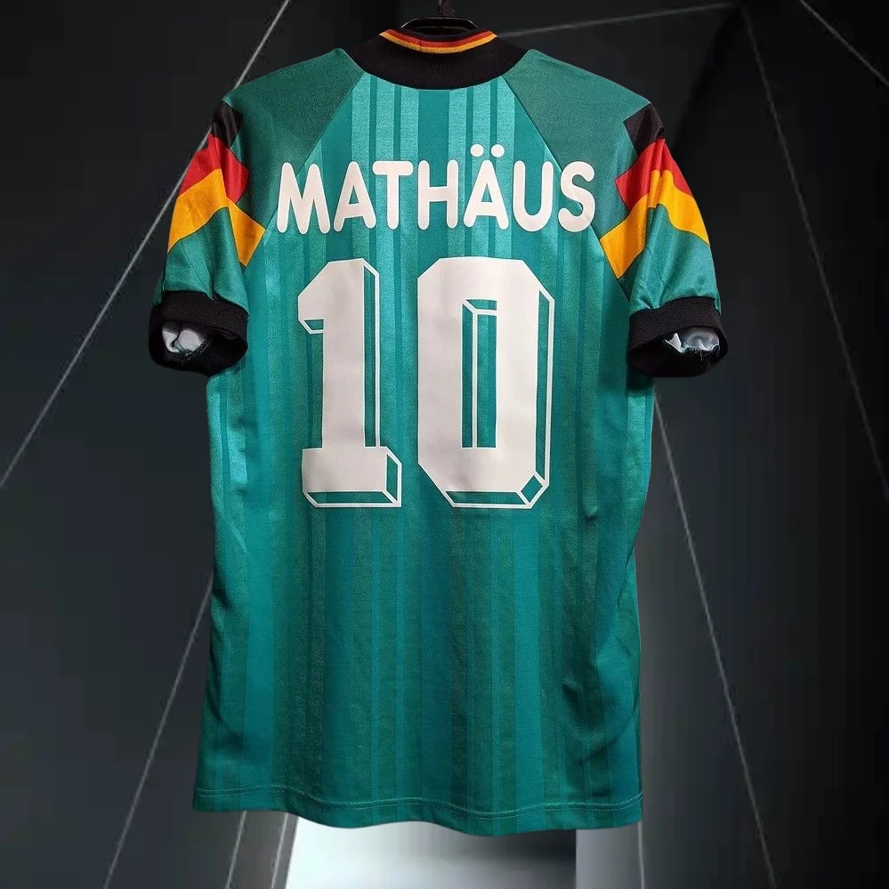 92 Deutsches Retro-3D-gedrucktes modisches Sport-Kurzarm-Top-Fan-Version-Gedenk-T-Shirt für Erwachsene und Kinder