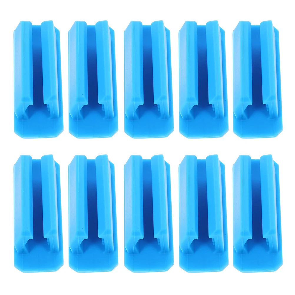 20 Pcs Pencil Holder Teacher Dispenser for Classroom Wall-mounted Marker Adhesive Clip Silica Gel Desk Office Rack