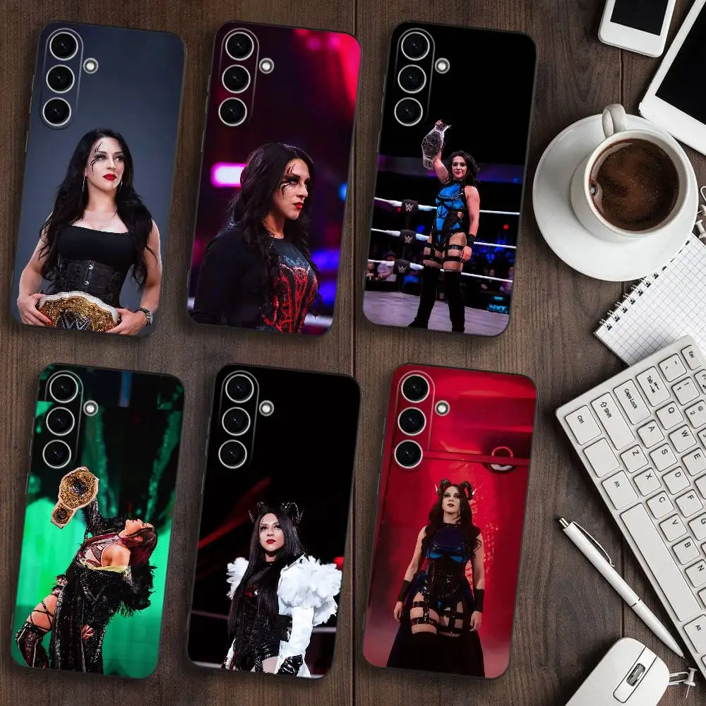 

S-Stephanie V-Vaquer Phone Case For Samsung Galaxy A73,A72,A71,A70,A53,A52,A51,Soft Black Shell